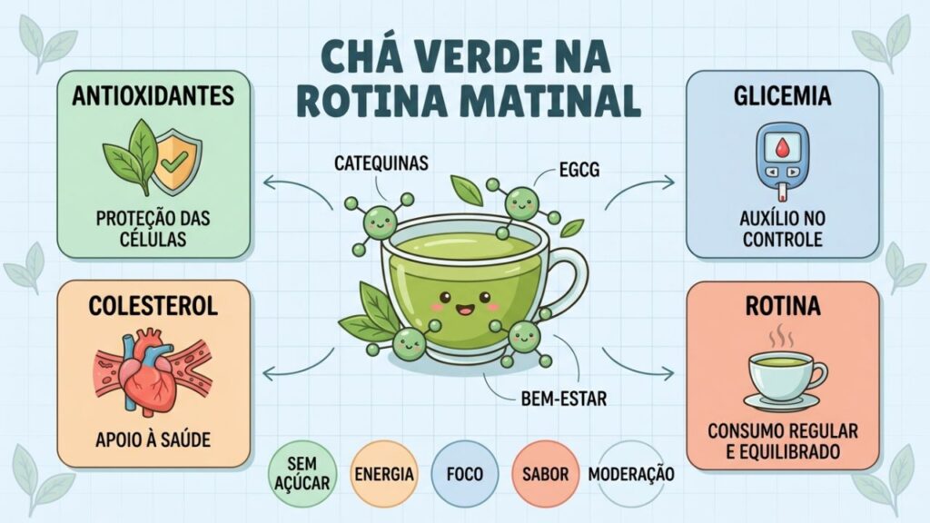 Qual o papel do chá verde nessa transição?