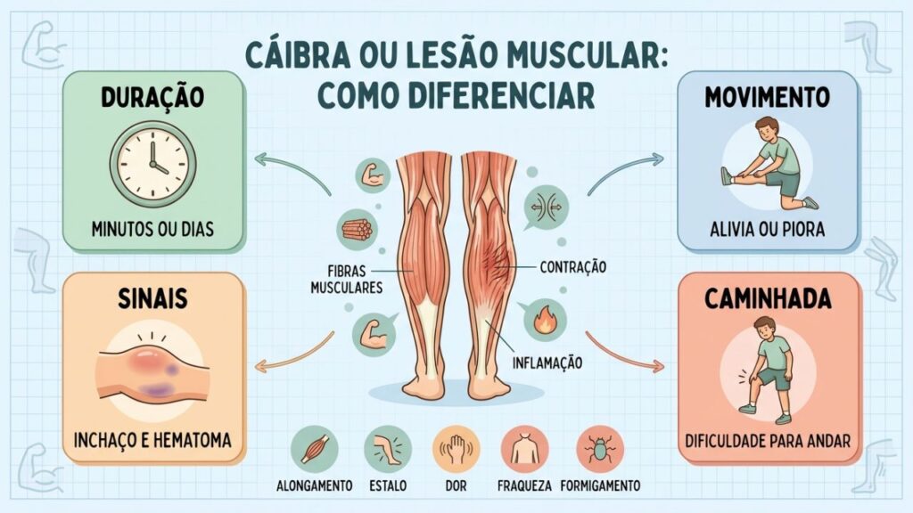 Quatro sinais facilitam identificar a origem da dor na perna.