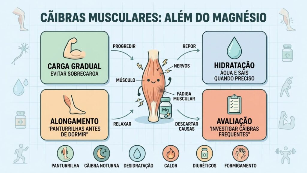 magnésio para cãibras musculares
