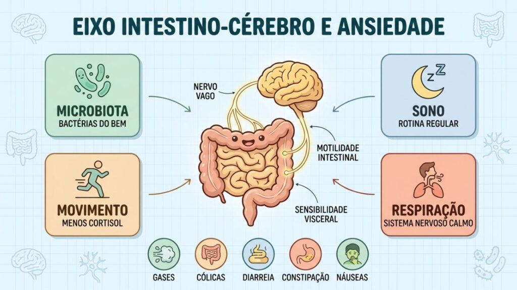 Quatro cuidados ajudam a equilibrar microbiota, sono, movimento e respiração.
