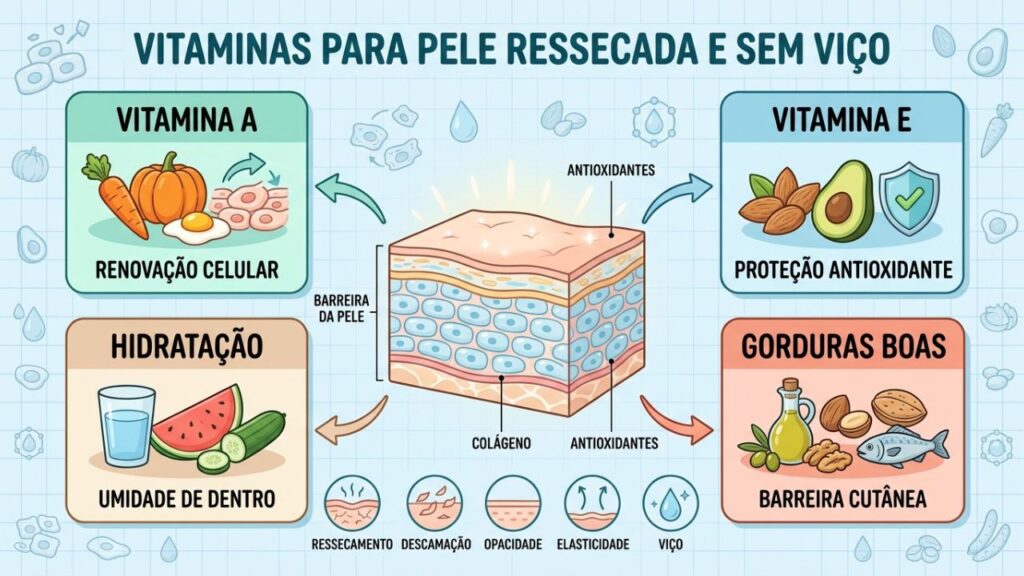 Vitaminas, hidratação e gorduras boas ajudam a recuperar o viço.