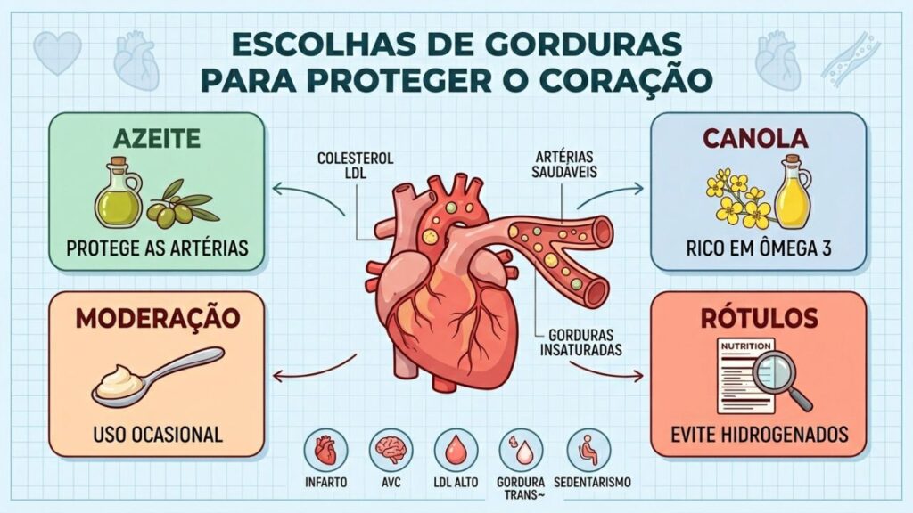 Quatro estratégias ajudam a escolher gorduras mais saudáveis no dia a dia