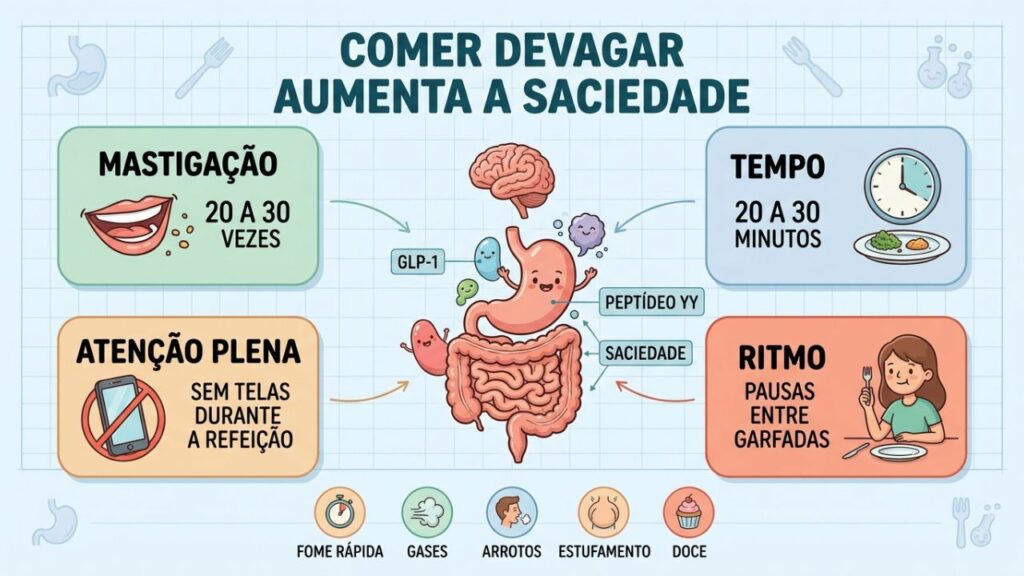 Quatro pilares ajudam a aumentar a saciedade e melhorar a digestão.
