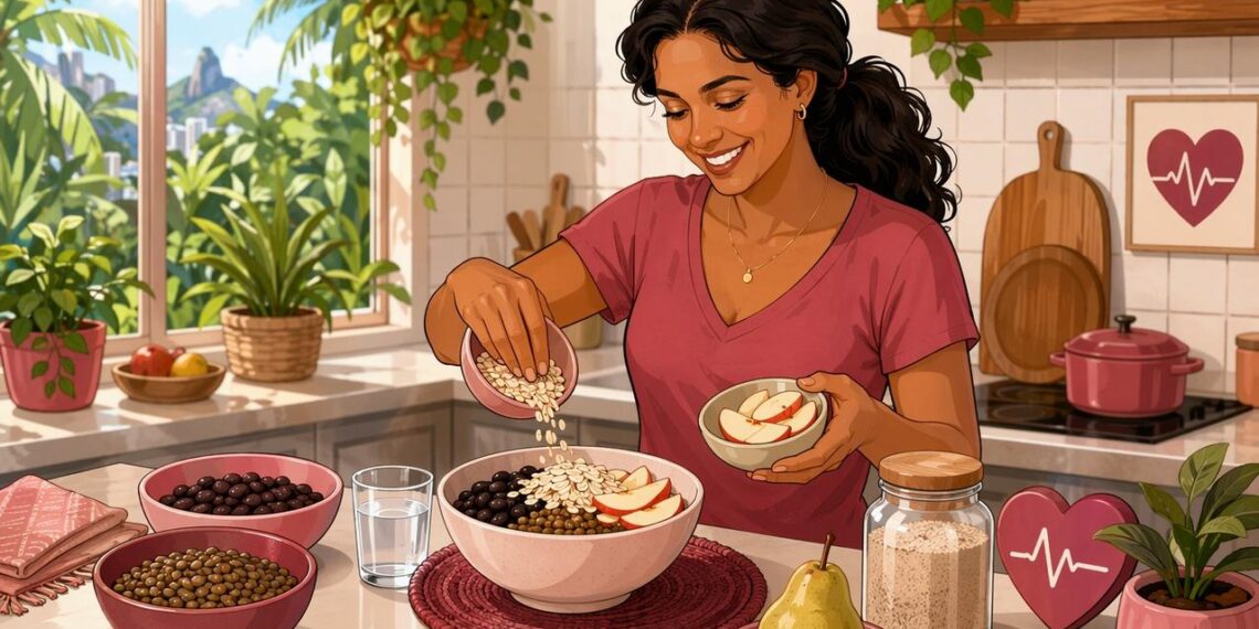 O colesterol alto não se deve apenas à gordura dos alimentos, mas sim ao baixo consumo diário de fibras solúveis
