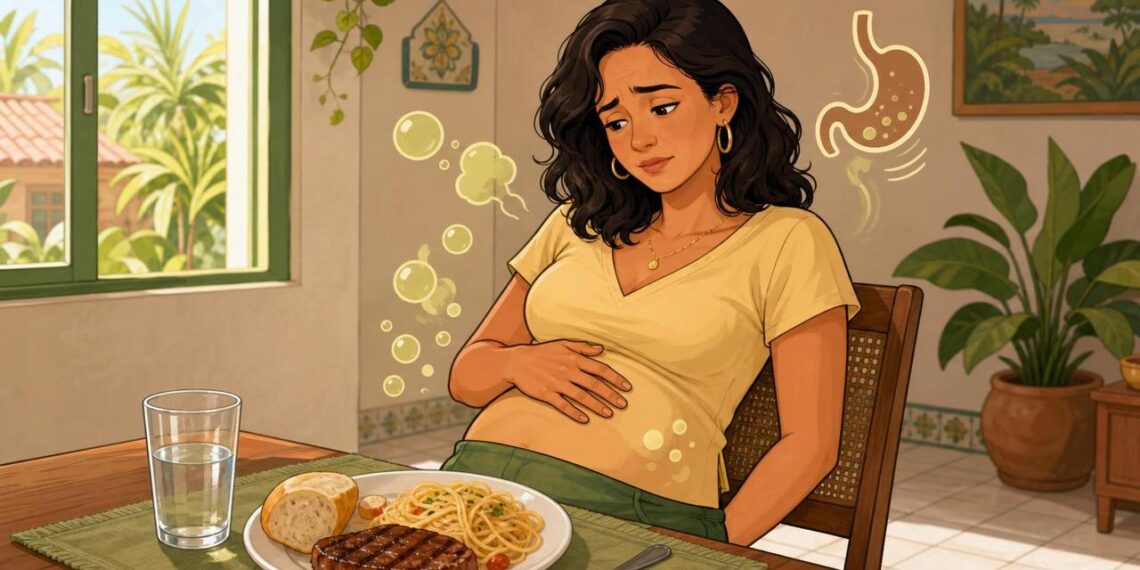 O inchaço abdominal persistente não se deve apenas ao excesso de glúten, mas sim, na maioria, à baixa produção de ácido estomacal e enzimas digestivas