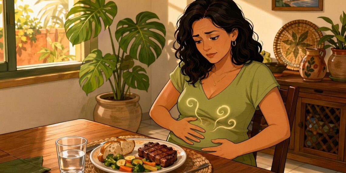O inchaço abdominal persistente nem sempre é só excesso de glúten: na maioria das vezes envolve baixa produção de ácido estomacal e de enzimas digestivas
