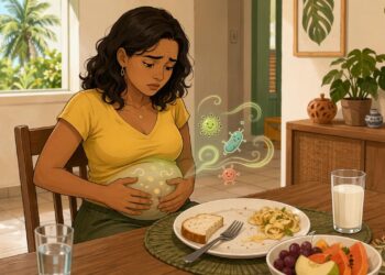 O inchaço logo após as refeições nem sempre é intolerância ao glúten — pode ser supercrescimento bacteriano no intestino delgado