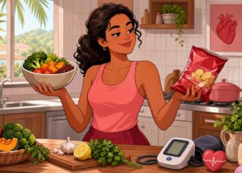 O que acontece com a sua pressão arterial quando você troca o sal dos ultraprocessados por vegetais ricos em potássio