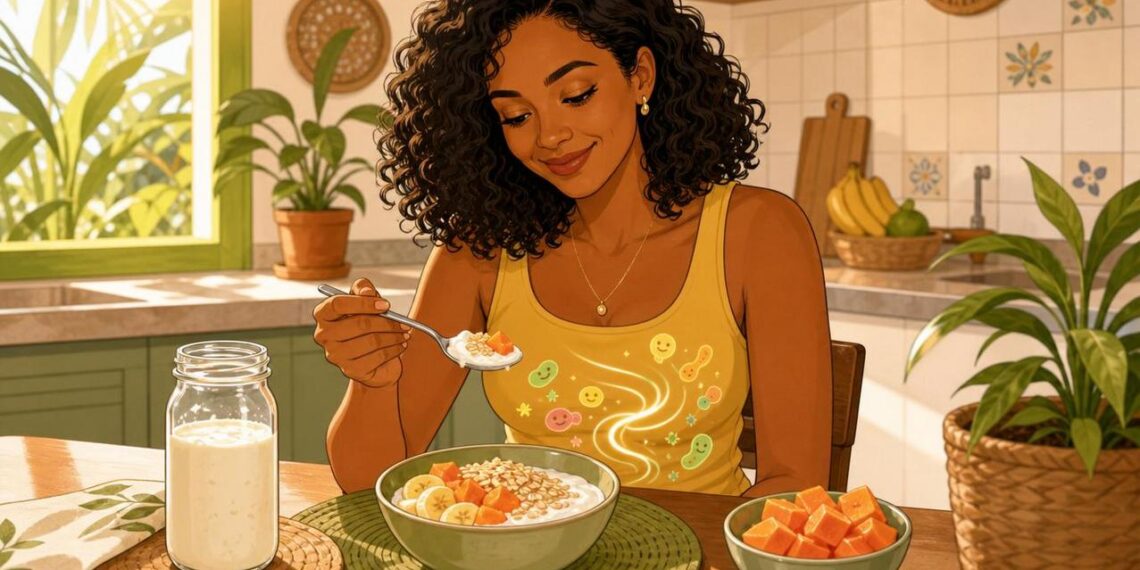 O que acontece com o seu intestino quando você consome alimentos fermentados como iogurte natural e kefir todos os dias