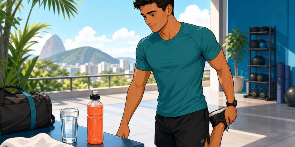 O que beber antes de treinar para melhorar o desempenho e evitar câimbras