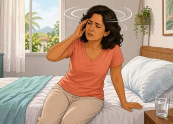 O que causa tontura ao virar a cabeça ou ao se deitar na cama