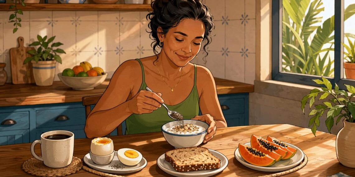 O que comer no café da manhã para manter a glicemia estável até o almoço