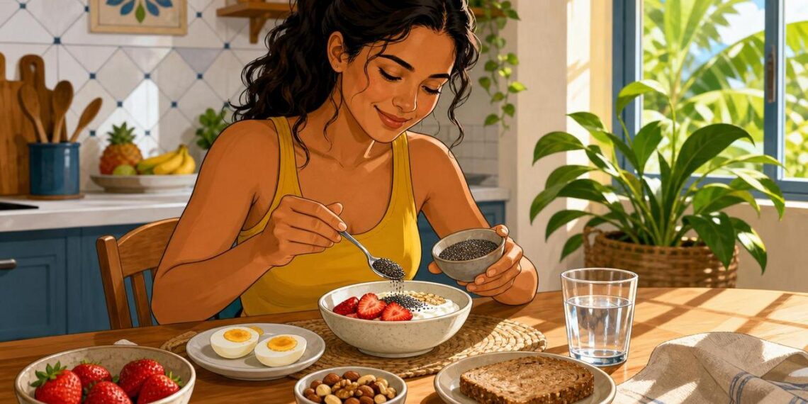 O que comer no café da manhã para manter a glicose estável até o almoço, segundo a ciência