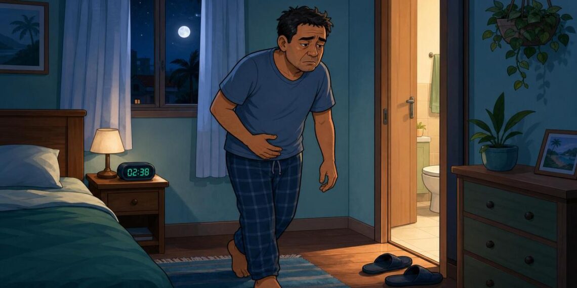O que indica urinar de hora em hora durante toda a noite