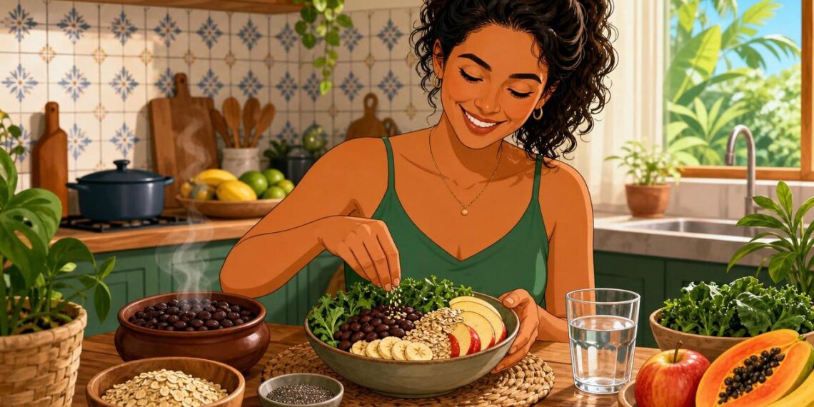O que o consumo regular de fibras faz pelo intestino, pelo colesterol e pelo controle da glicose