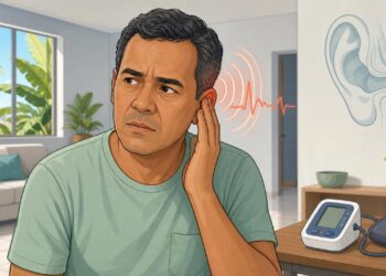 O zumbido constante no ouvido nem sempre é excesso de cera: pode ser sinal de alteração na pressão ou na circulação