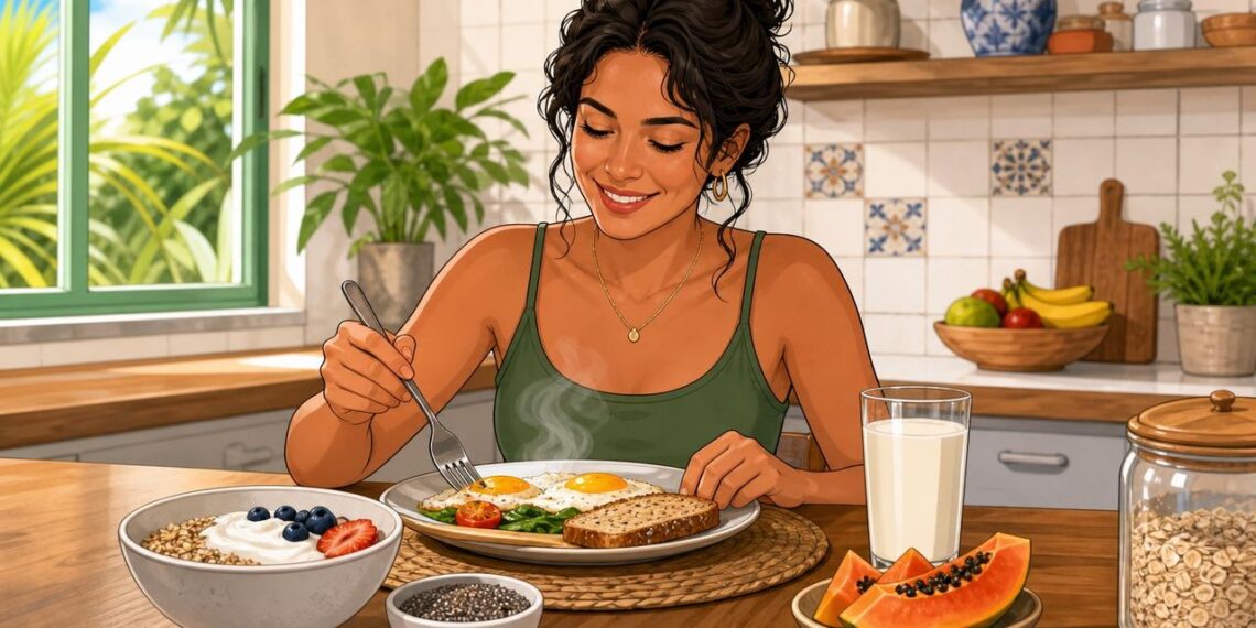 Por que comer proteína no café da manhã ajuda a controlar a fome e os picos de glicose ao longo do dia, segundo a ciência