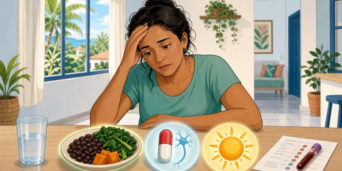 Qual deficiência de nutriente pode estar por trás da fadiga constante: ferro, vitamina B12 e vitamina D