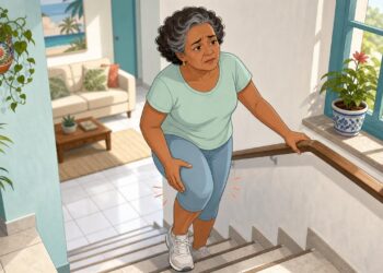 Qual deficiência de vitamina está associada à fraqueza muscular e à sensação de pernas pesadas