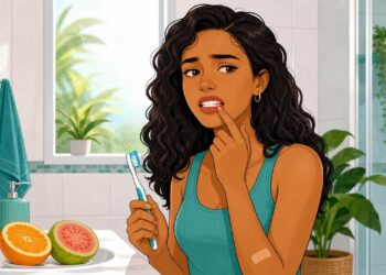 Qual deficiência de vitamina está associada a sangramento nas gengivas e cicatrização lenta de feridas