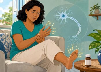 Qual deficiência de vitamina pode causar formigamento e dormência nas mãos e nos pés