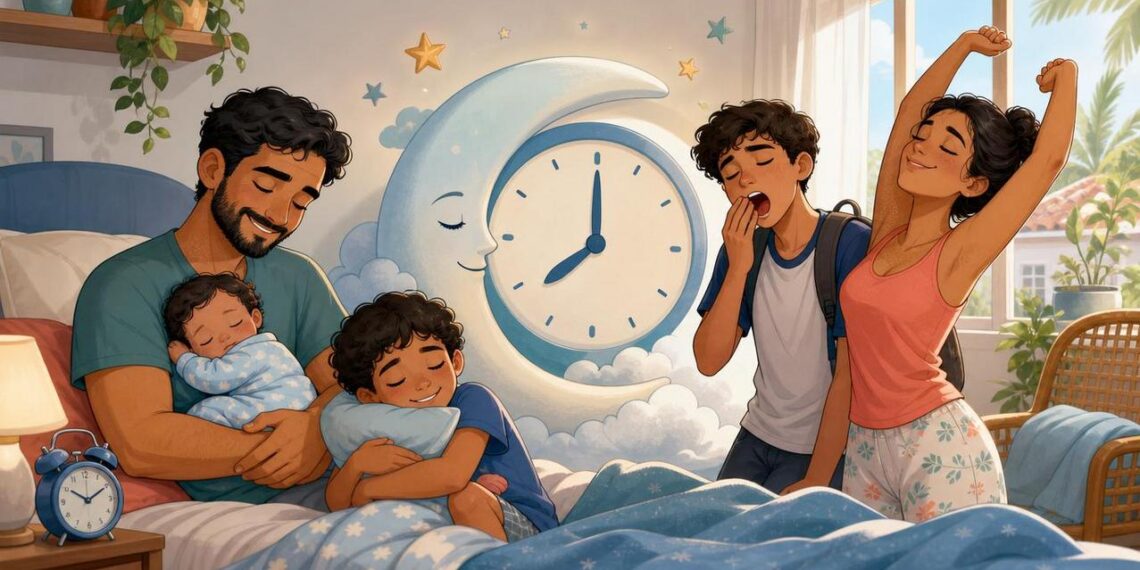 Quantas horas de sono são realmente necessárias em cada fase da vida para manter o corpo saudável