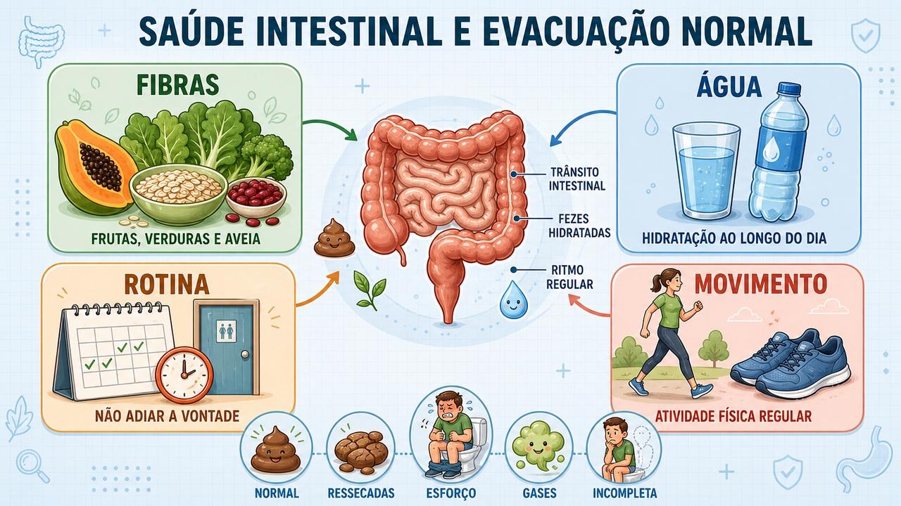 Fibras, água, rotina e movimento ajudam a prevenir prisão de ventre.