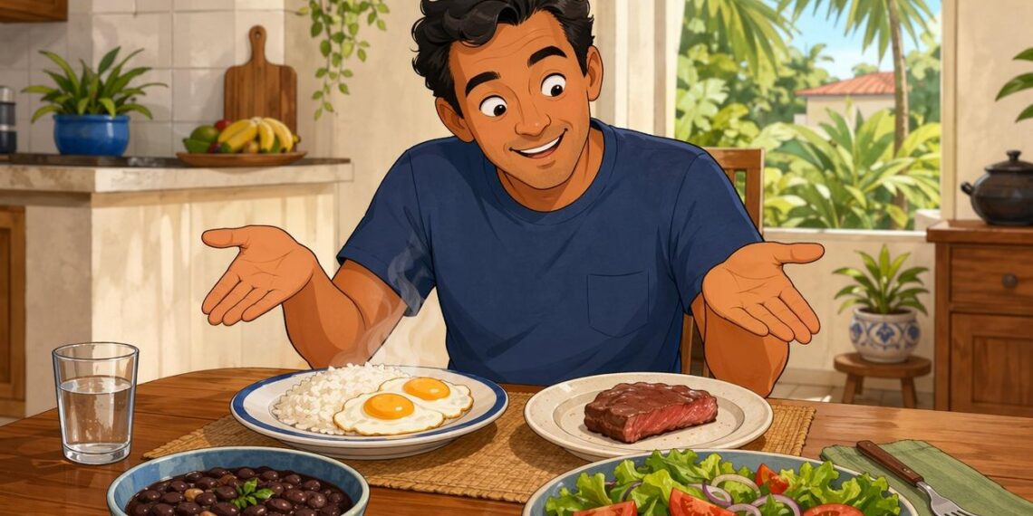 Segundo especialistas, o tradicional arroz com ovo fornece praticamente os mesmos benefícios proteicos que a carne vermelha magra