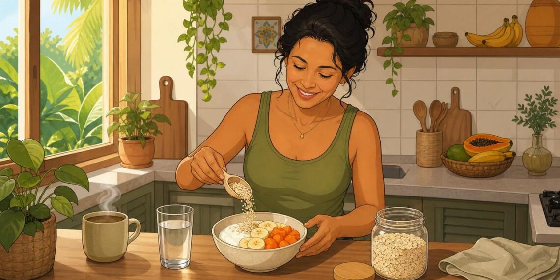 Segundo nutricionistas, a aveia entrega ao intestino benefícios parecidos aos de suplementos de fibra muito mais caros