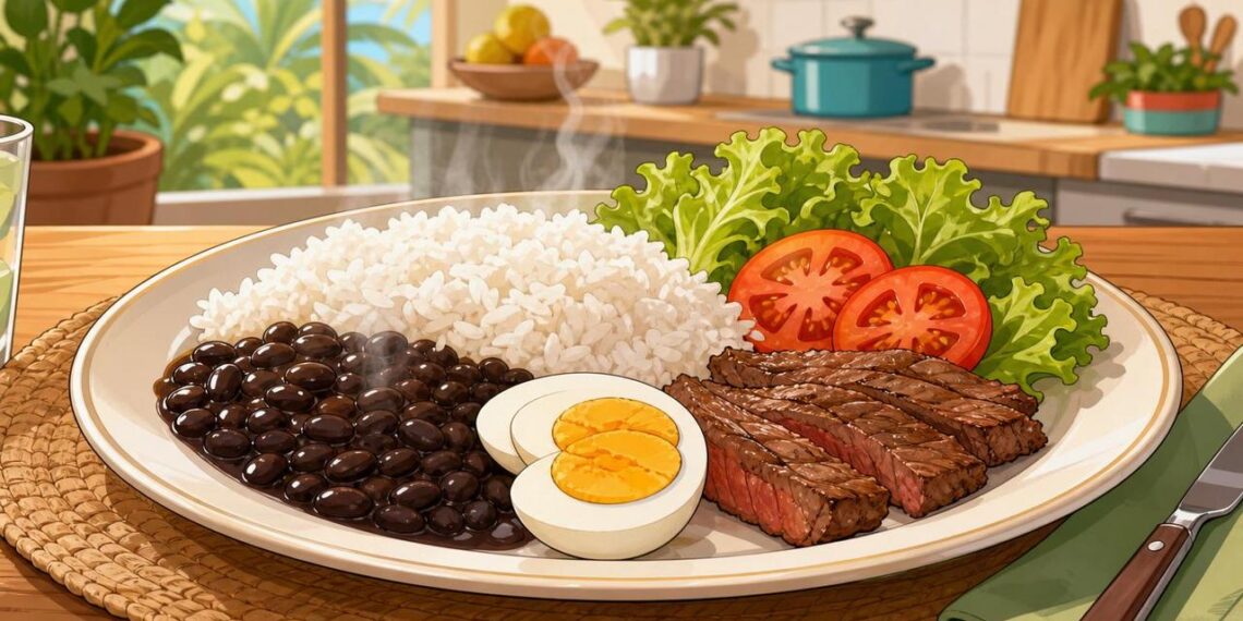 Segundo os especialistas em nutrição, arroz com ovo e feijão garante igualmente os mesmos benefícios proteicos saudáveis que a carne vermelha