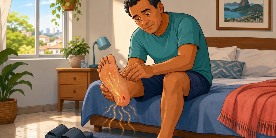 Sentir formigamento nos pés e ter feridas que demoram a cicatrizar pode ser um dos primeiros sinais de diabetes