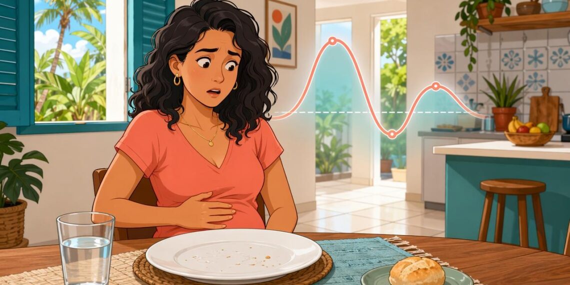 Sentir muita fome e cansaço logo após as refeições nem sempre é só apetite: pode ser um dos primeiros sinais de pré-diabetes ou resistência à insulina