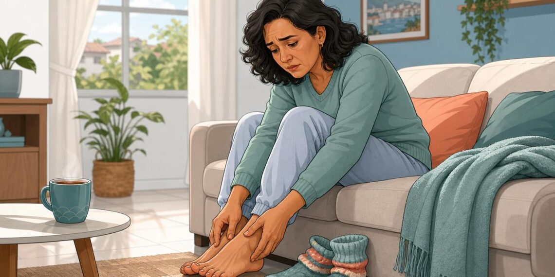 Sentir os pés sempre frios nem sempre significa friagem: às vezes é o primeiro sinal de má circulação ou tireoide lenta