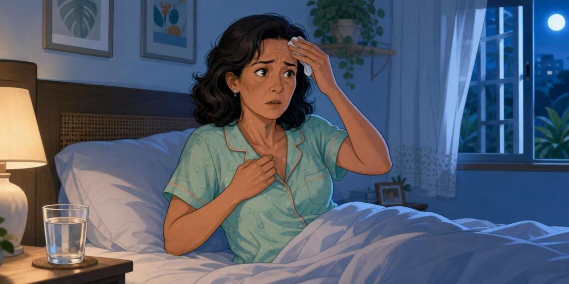 Suar muito durante o sono nem sempre é só calor: quando o suor noturno merece investigação médica