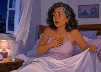 Suor noturno excessivo durante a madrugada em mulheres maduras não é apenas calor, é um sinal fisiológico de que seu equilíbrio hormonal pode estar alterado