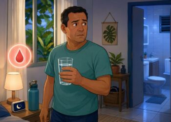 Ter sede excessiva e vontade frequente de urinar com frequência pode ser um dos primeiros sinais de diabetes