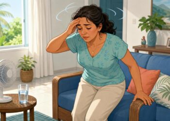 Tontura ao se levantar rapidamente nem sempre é algo banal: pode indicar queda de pressão postural ou desidratação