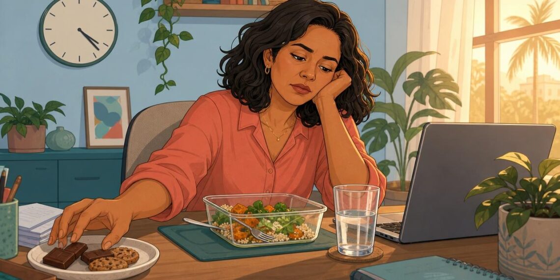 Vontade de comer doce no fim da tarde pode ter relação com glicose instável e sono ruim