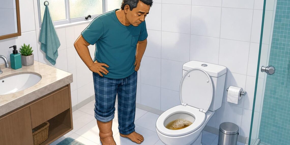 4 sintomas de danos renais visíveis ao urinar e sinais associados
