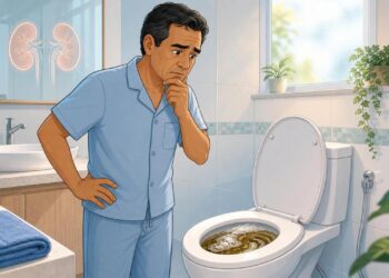 4 sintomas de lesões renais visíveis ao urinar pela manhã