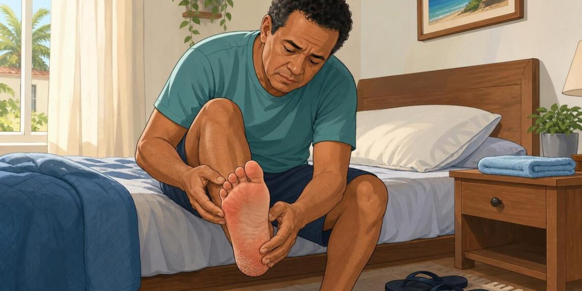 5 sintomas de diabetes visíveis na pele e nos pés que muita gente ignora