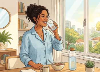 Quanto tempo leva para beber mais água refletir no corpo?