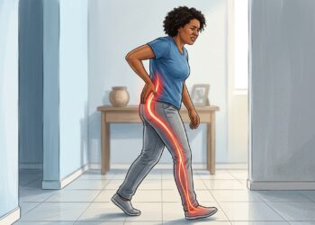 Dor lombar que desce pela perna: a pista que ajuda a diferenciar ciática de dor muscular comum