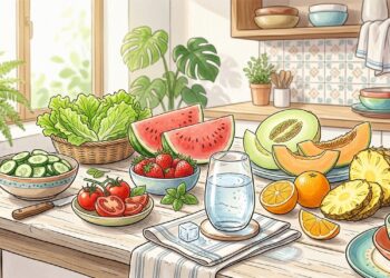 A maioria das pessoas associa hidratação só à água, mas é importante lembrar das frutas e legumes para também repor nutrientes
