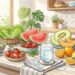 A maioria das pessoas associa hidratação só à água, mas é importante lembrar das frutas e legumes para também repor nutrientes