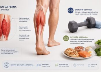 Após os 50, a musculação ajuda o músculo a responder melhor à proteína da alimentação.