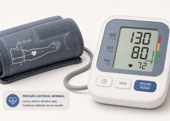 A nova meta de pressão abaixo de 130/80 mmHg busca reduzir riscos para órgãos vitais.