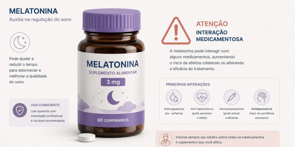 Melatonina e Remédios: Interações com Pressão, Diabetes e Coagulação