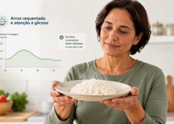 Arroz requentado pode ter efeito diferente na glicose após o resfriamento.