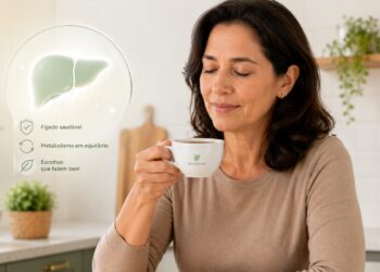 Café sem açúcar pode fazer parte de uma rotina mais favorável ao fígado.